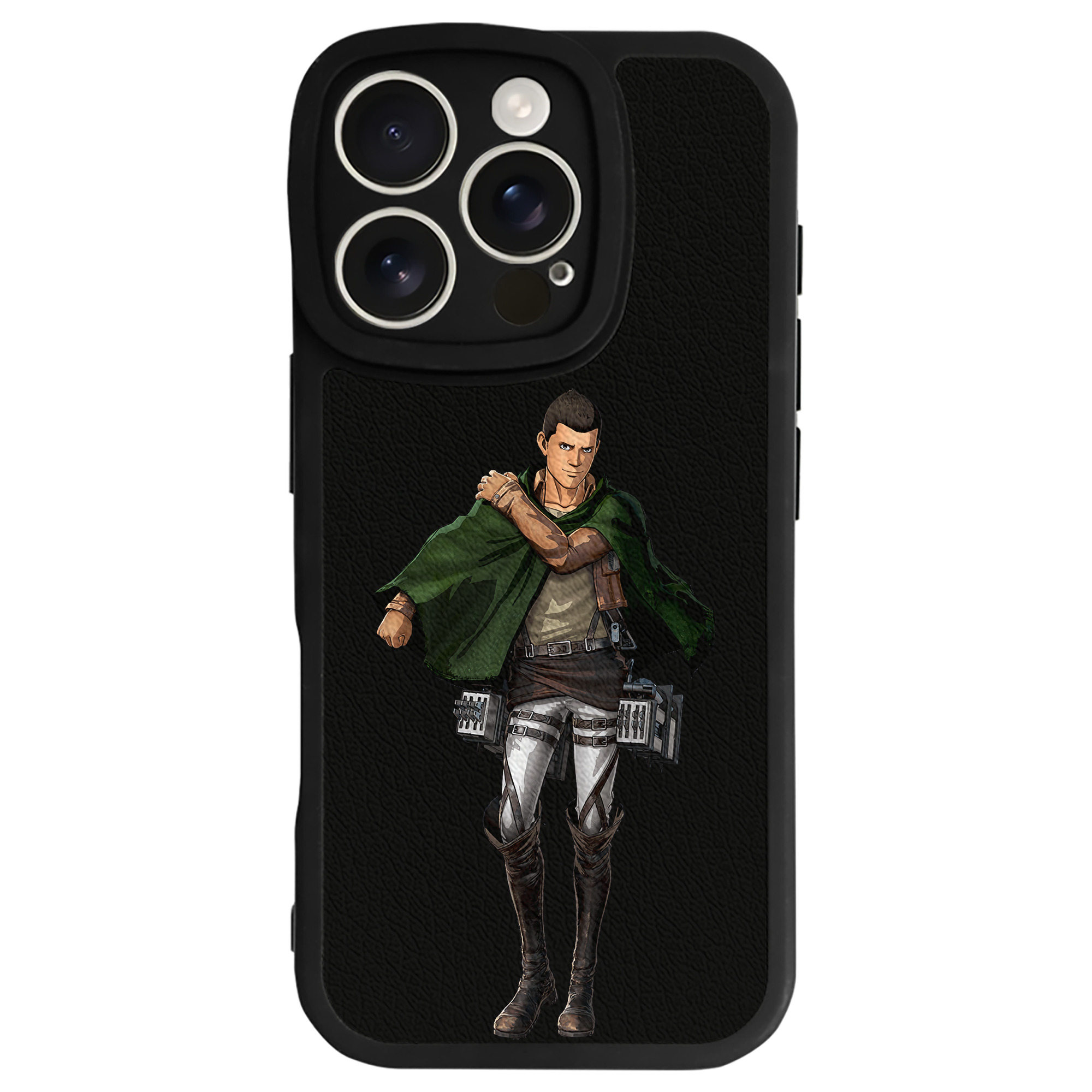 （画像用） 進撃の巨人 Attack on Titan 【iPhone 16シリーズ対応】シリコンスマホケース（レザー調） 材質：シリコン